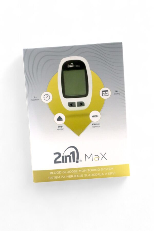 2 in 1 Max Glucometer European Quality - Image 2